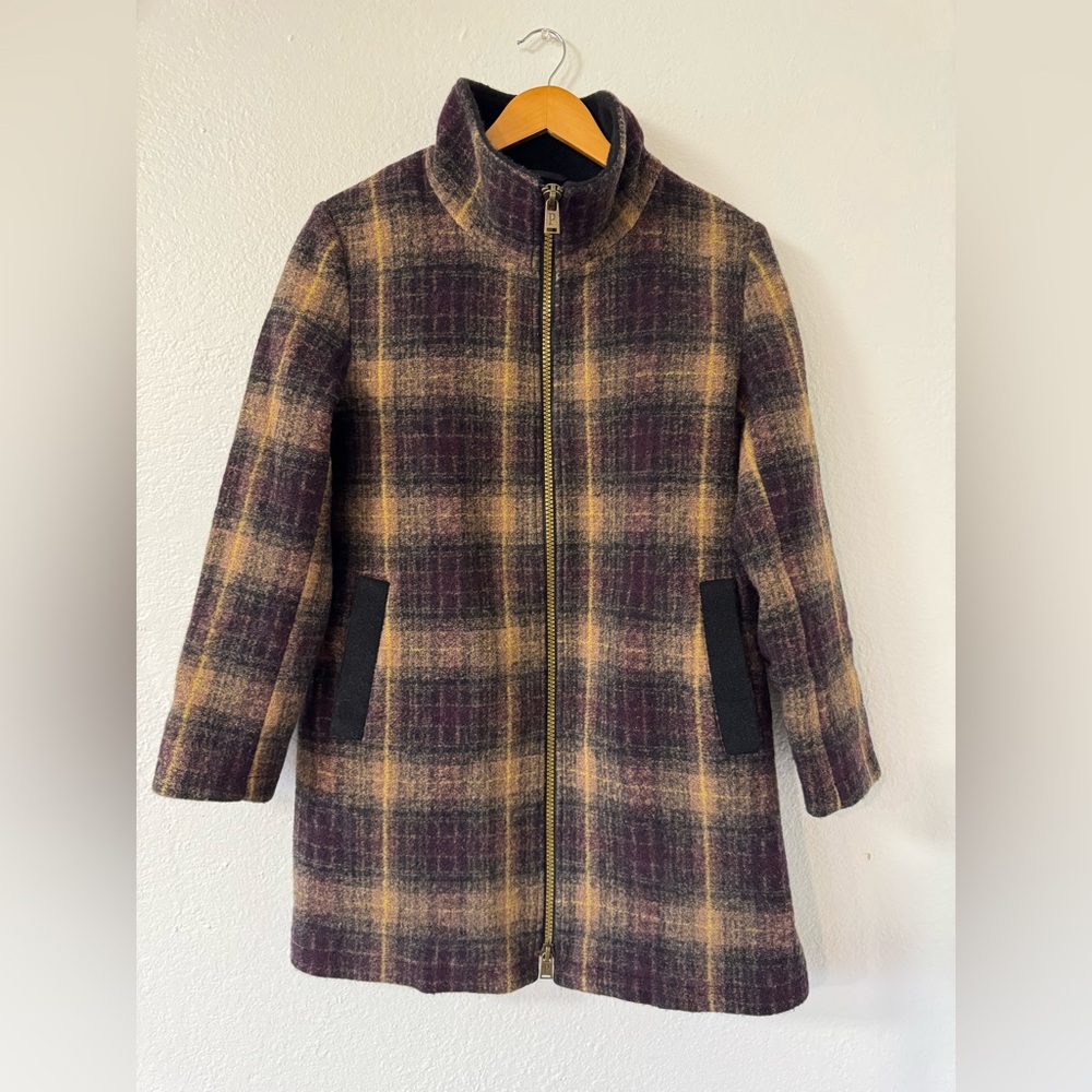 Pendleton Wool Blend Coat, Size Small,Plaid